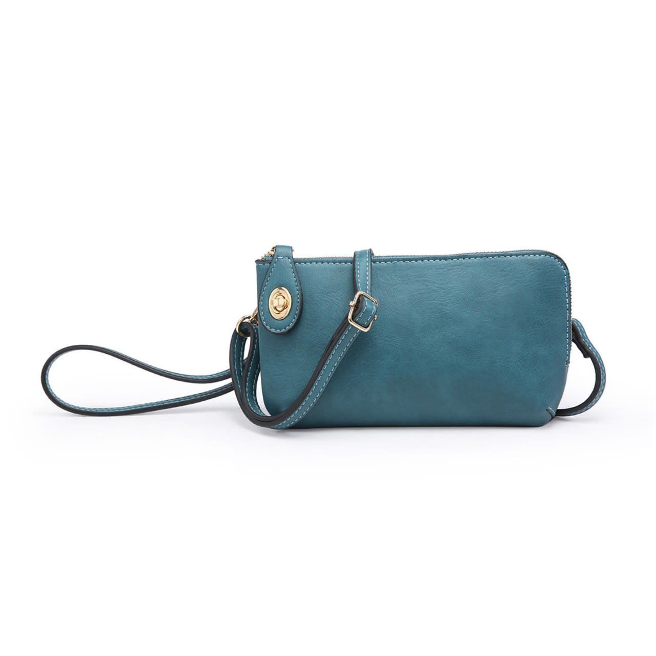 Jen &amp; Co Purse: Kendall: Dark Teal