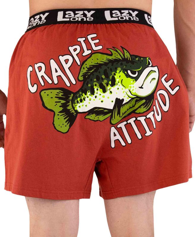 Lazy One: Crappie Funny Boxer: