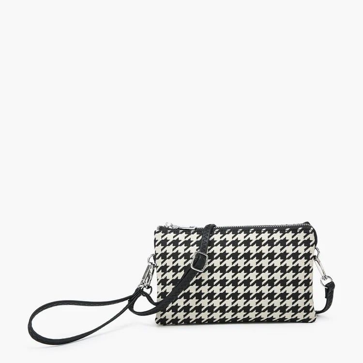 Jen &amp; Co Purse: Riley HDST: Black/White