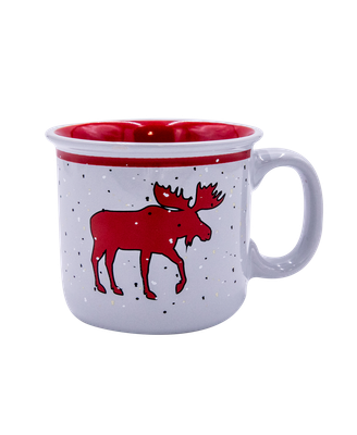 Cabin Moose Mug