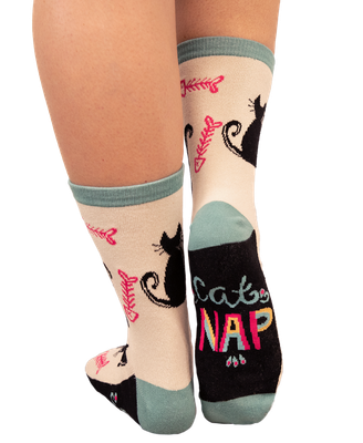 ~Cat Nap Crew Sock