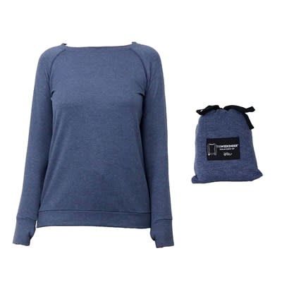 Hello Mello Weekender Top, Color: Navy, Size: SMALL