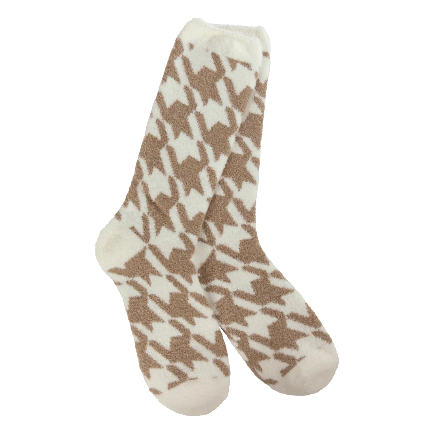 World&#39;s Softest Sock (WSCALCRW):, Color: Houndstooth Portabella