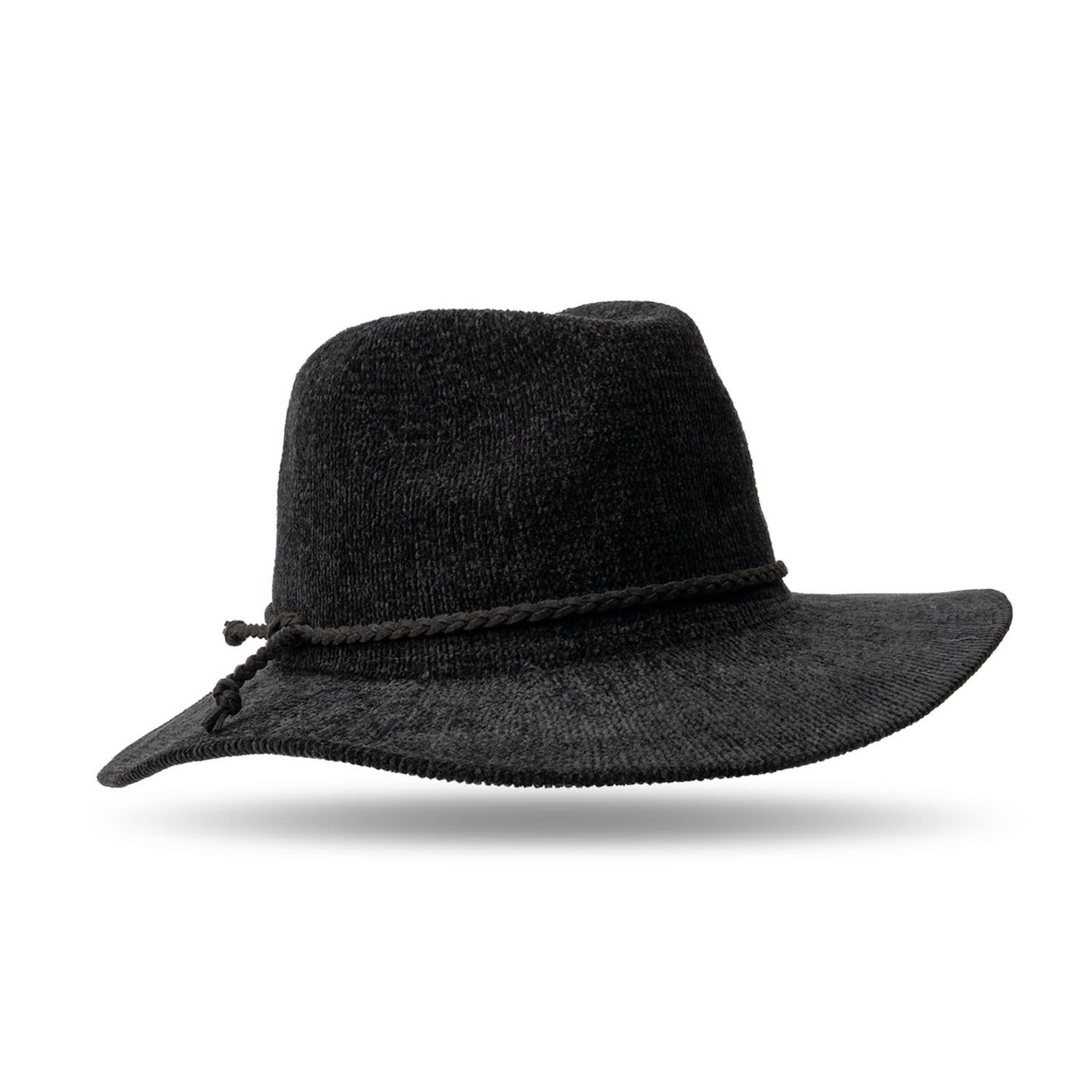 Britt&#39;s Knits: Getaway Foldable Panama Hat:, Color: Black