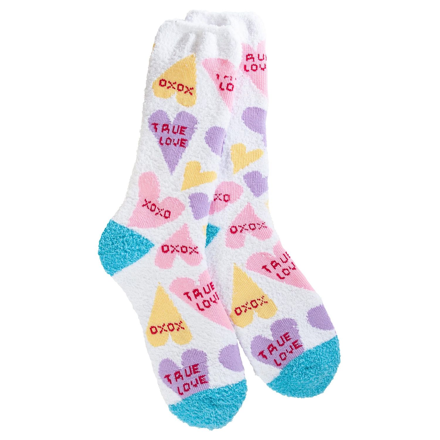 World&#39;s Softest Sock (WSCZCRW), Color: Candy Hearts