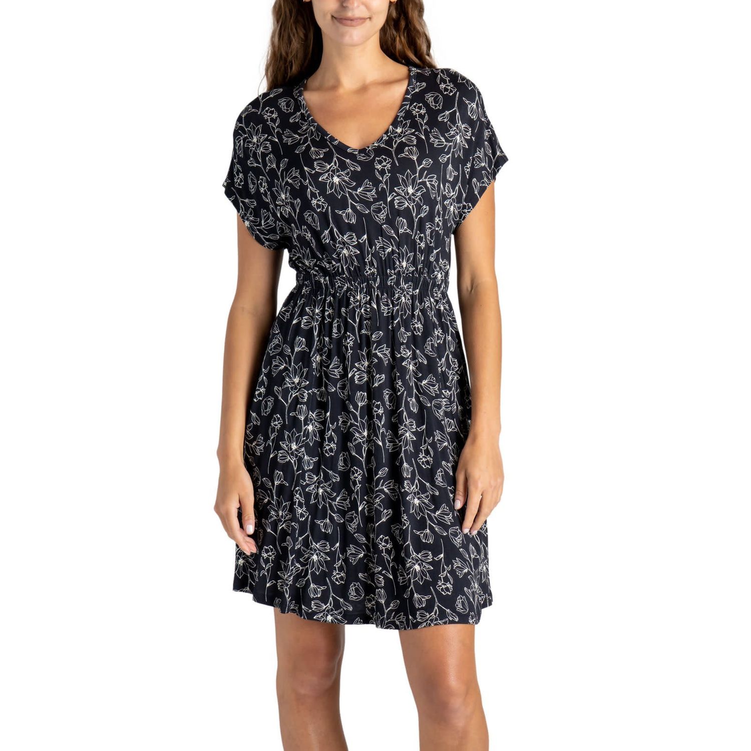 Allthreads Boardwalk Dress:, Color: Botanic (Black):, Size: Small