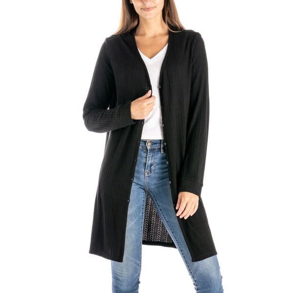 Allthreads Lakewood Cardigan:, Color: Black:, Size: Small