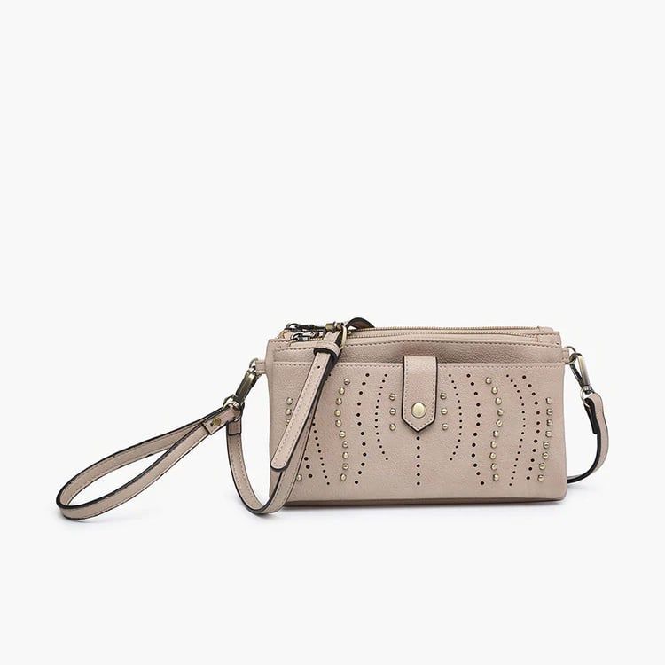 Jen &amp; Co Ayra Wallet/Clutch:, Color: Beige