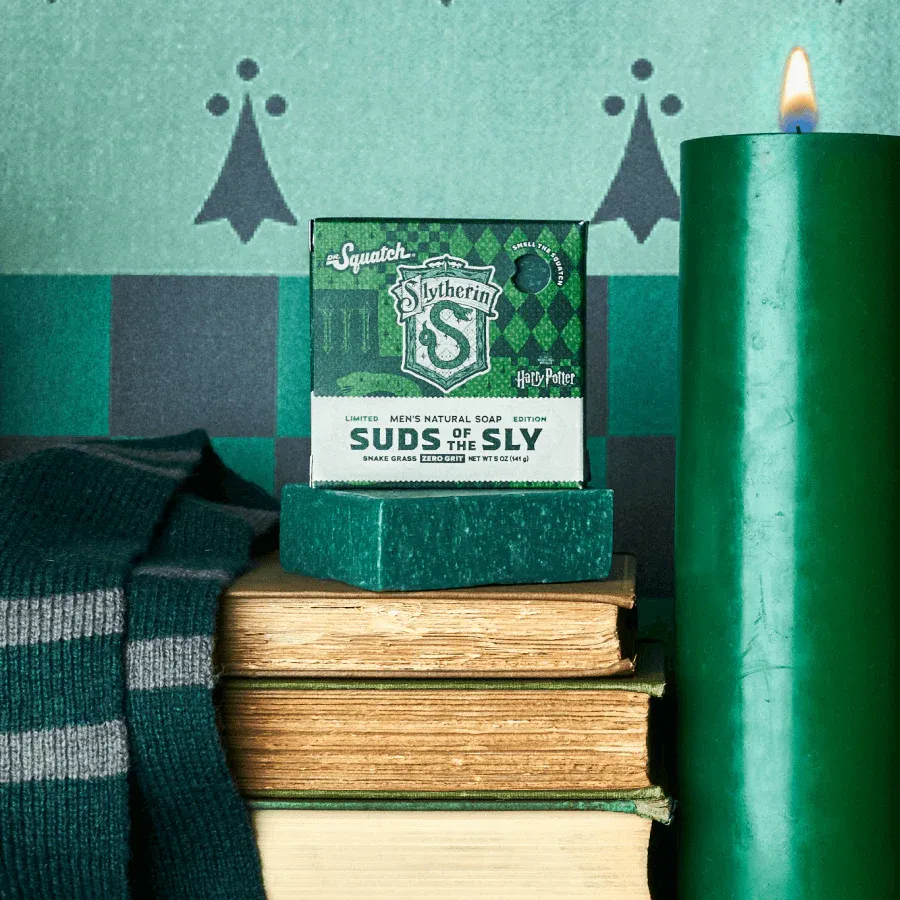 Dr. Squatch Bar Soap:, Design: Suds of the Sly