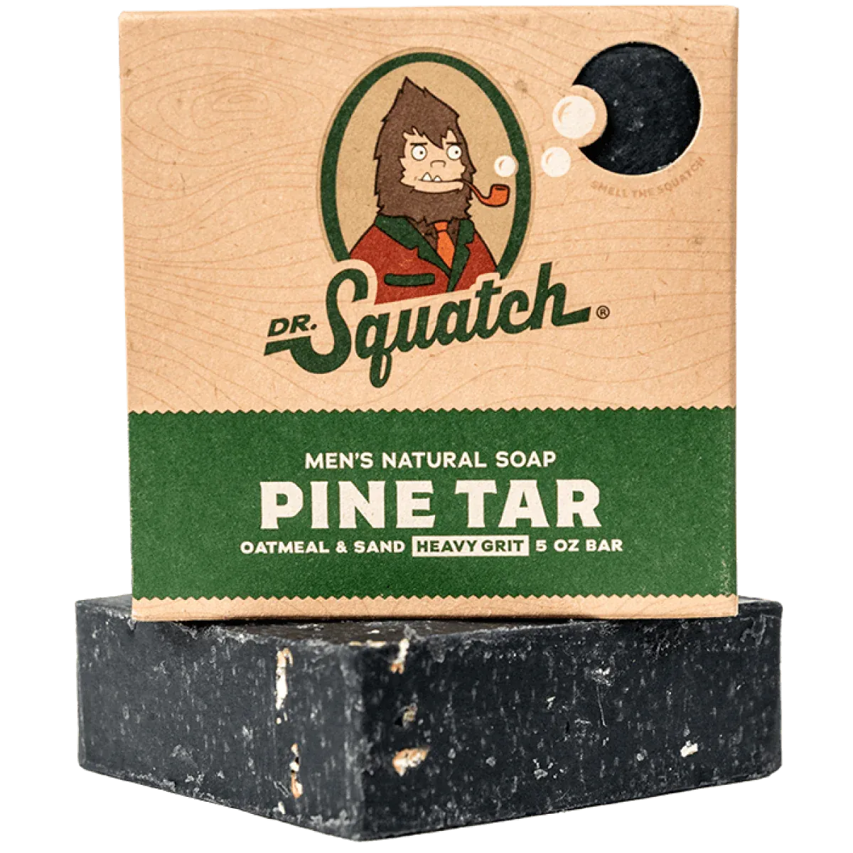 Dr. Squatch Bar Soap:, Design: PINE TAR