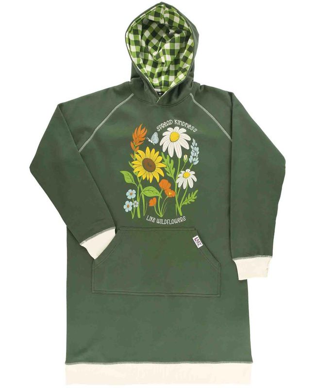 Lazy One Wildflower Sleep Hoodie