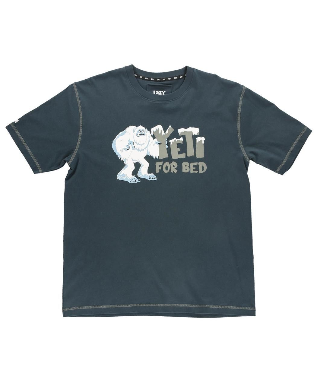 Lazy One Yeti For Bed Men's PJ Tee:
