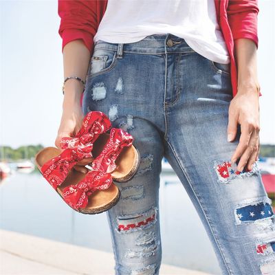 COCO + CARMEN Americana Knotted Sandals