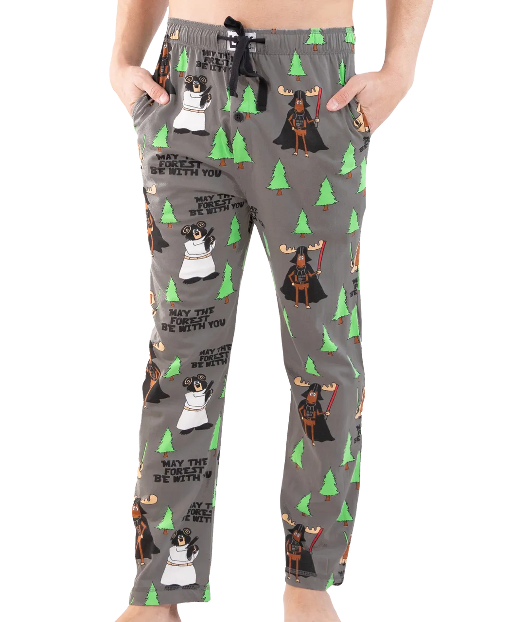 ^Forest Be With You Men&#39;s Moose PJ Pants