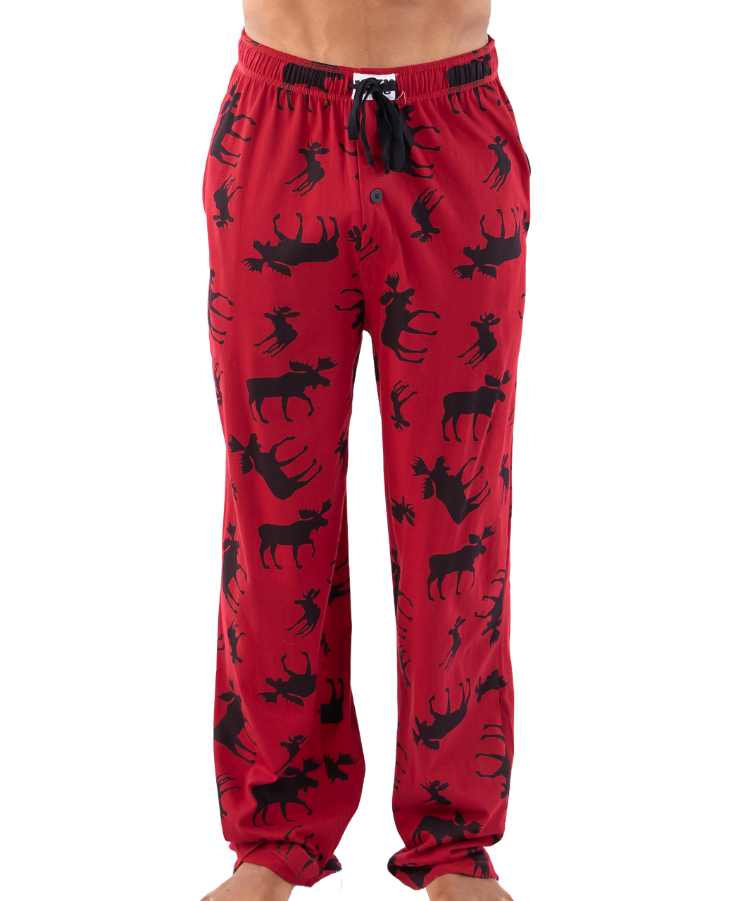 Red Classic Moose Men&#39;s PJ Pant
