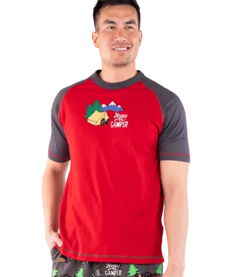 ^Happy Camper Men&#39;s PJ Tee