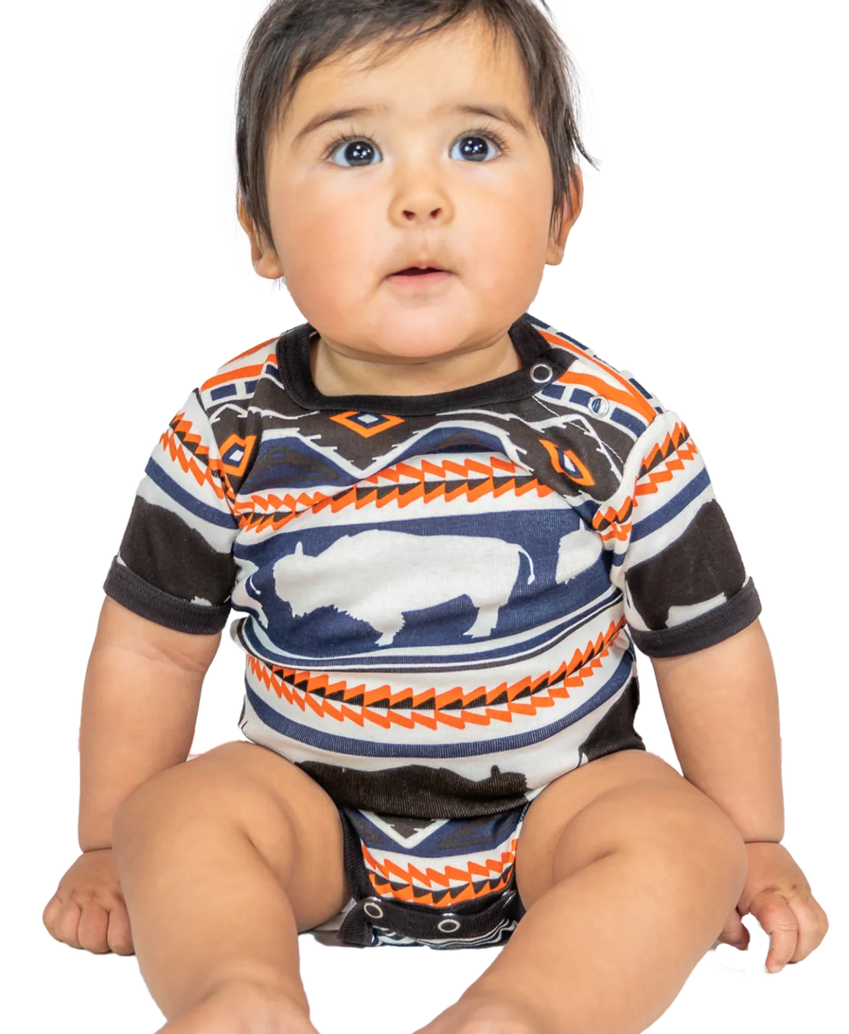 Buffalo Fair Isle Infant Creeper Onesie