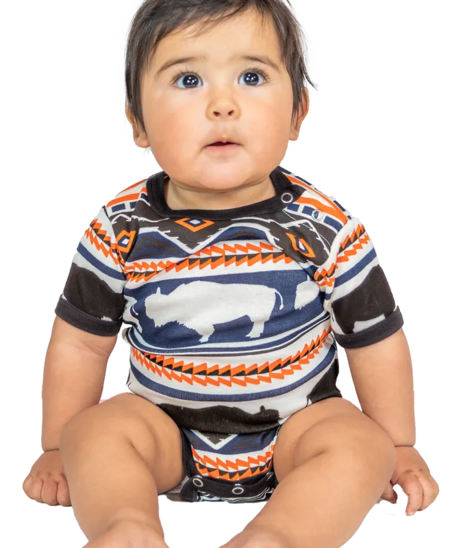 Buffalo Fair Isle Infant Creeper Onesie