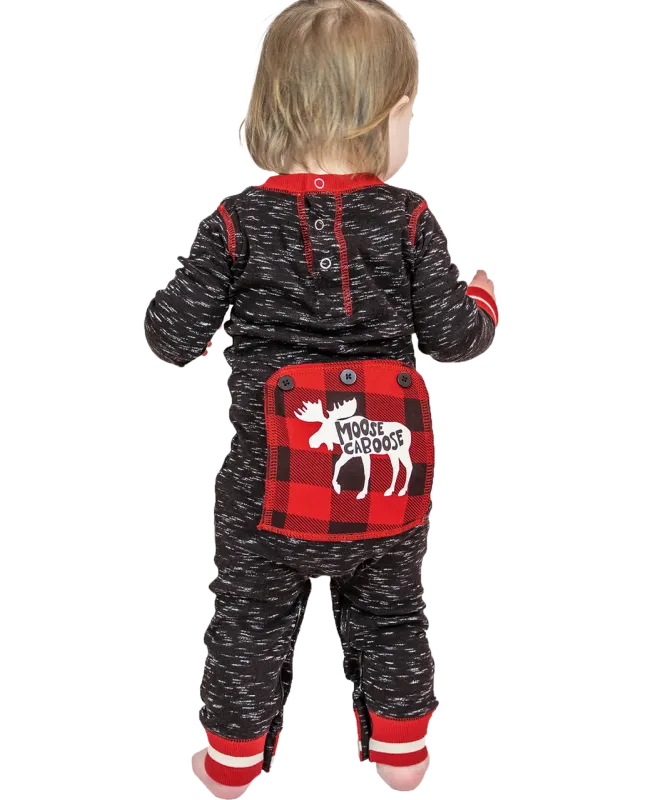 Moose Caboose Infant Onesie Flapjack