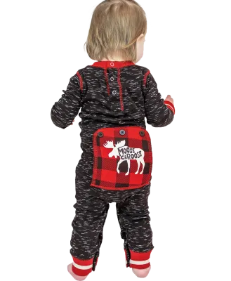 Moose Caboose Infant Onesie Flapjack