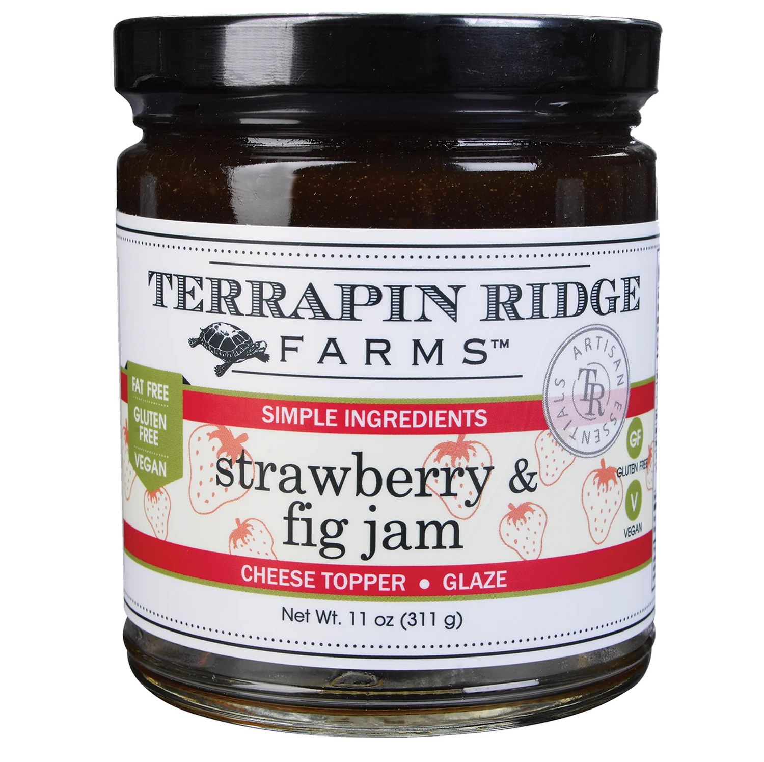 Terrapin Ridge Farms Jams, Design: Strawberry &amp; Fig
