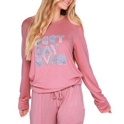 Hello Mello Best Day Ever Lounge Sweater, Style: Best Day Ever, Size: LARGE