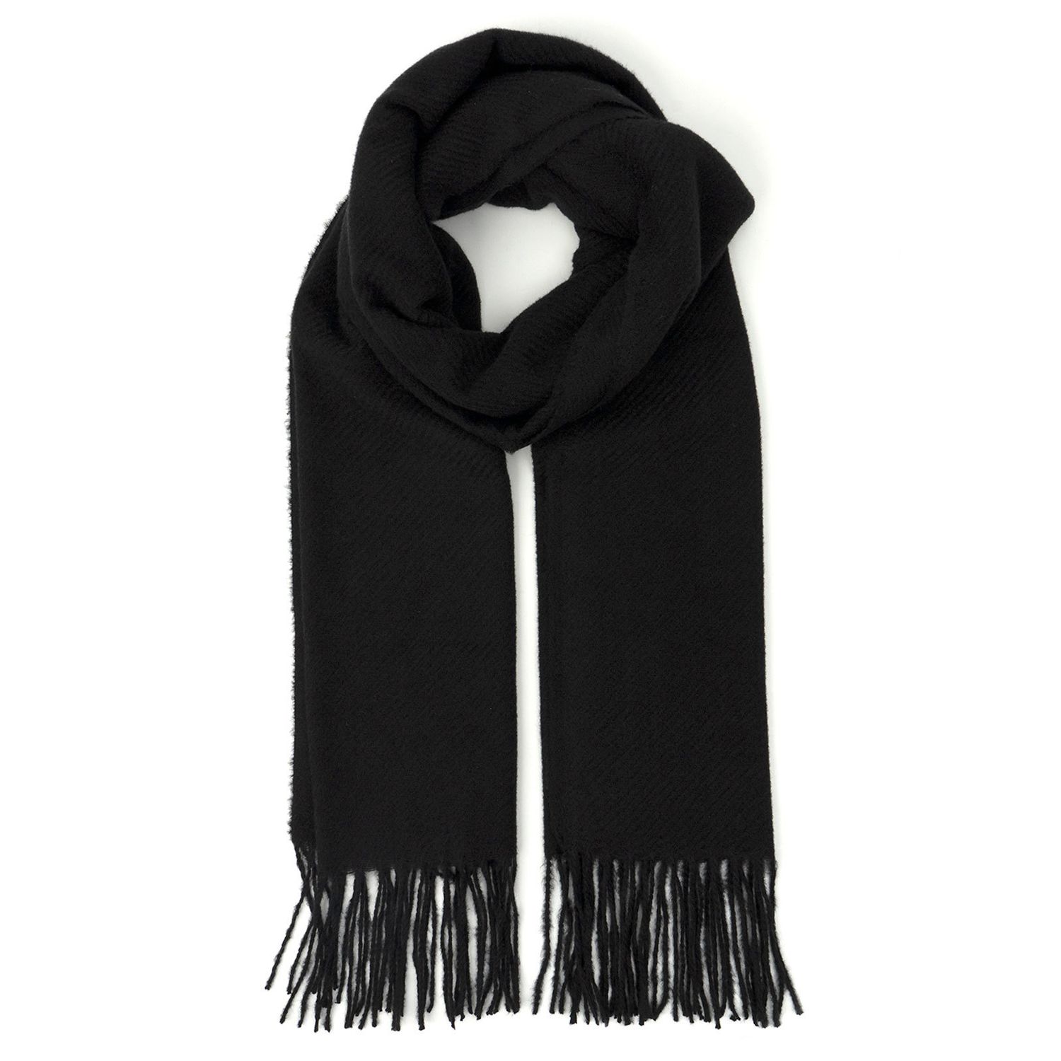 ​Britt’s Knits® Common Good Fringe Scarf, Color: Black