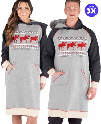 Lazy One Cabin Moose Sleep Hoodie
