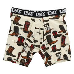 ^ Lazy One: Boot Boxer Brief:, Size: S