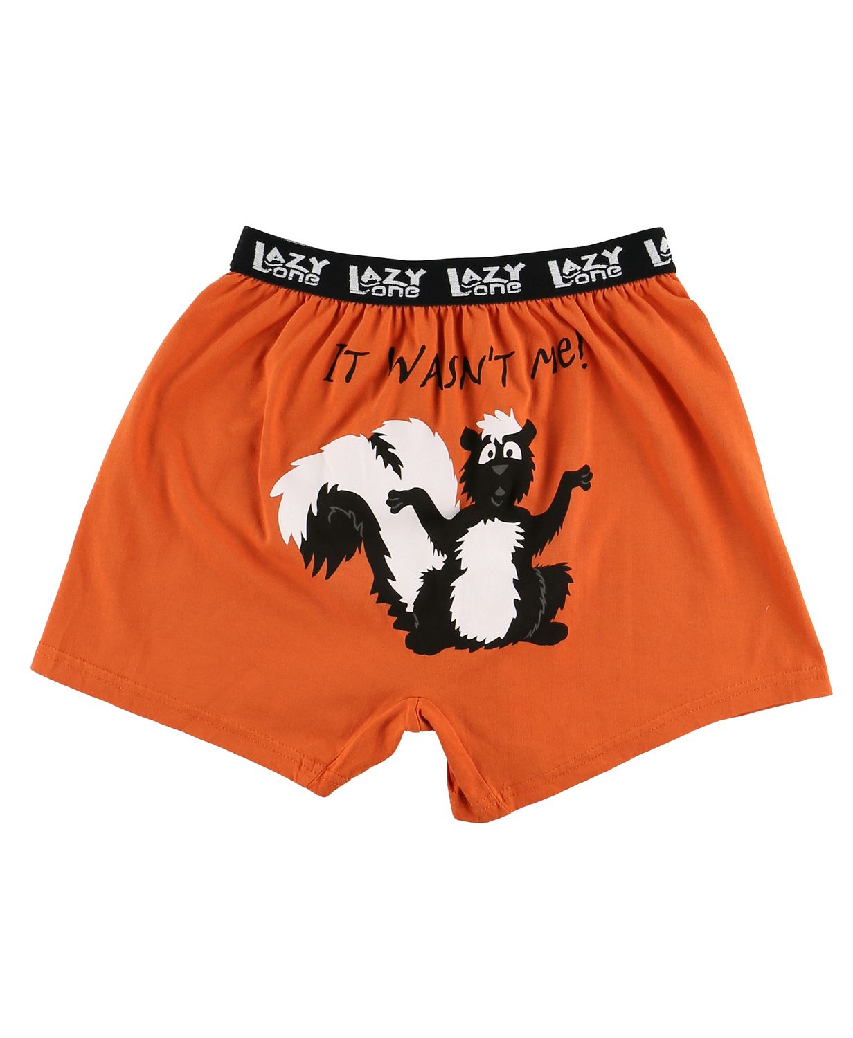 ^ Lazy One It Wasn&#39;t Me Orange Funny Boxer :, Size: L