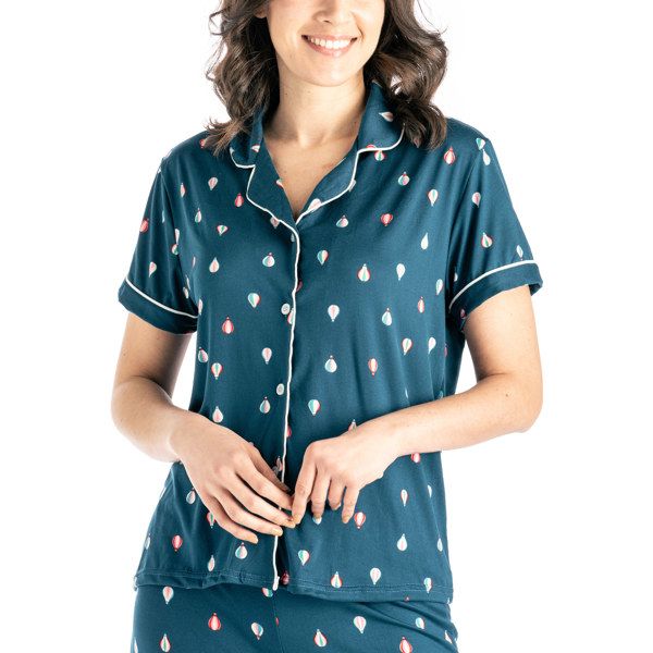 Hello Mello Carried Away Pajama Tops, Color: Carried Away, Size: L/XL (12-16)