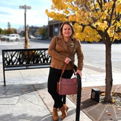 Leopard Moto Jacket:, Color: Camel:, Size: Small