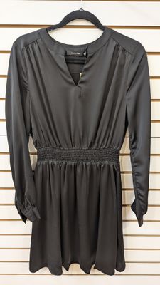 Smocked Waist Shirred Dress: