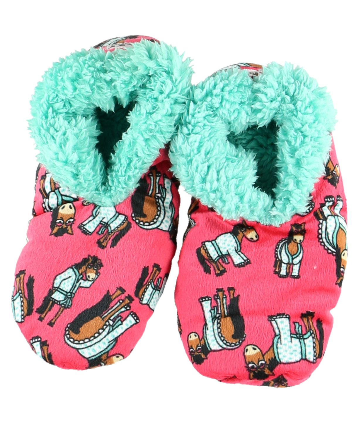 ~Don&#39;t Do Mornings Horse Fuzzy Feet, Size: S/M