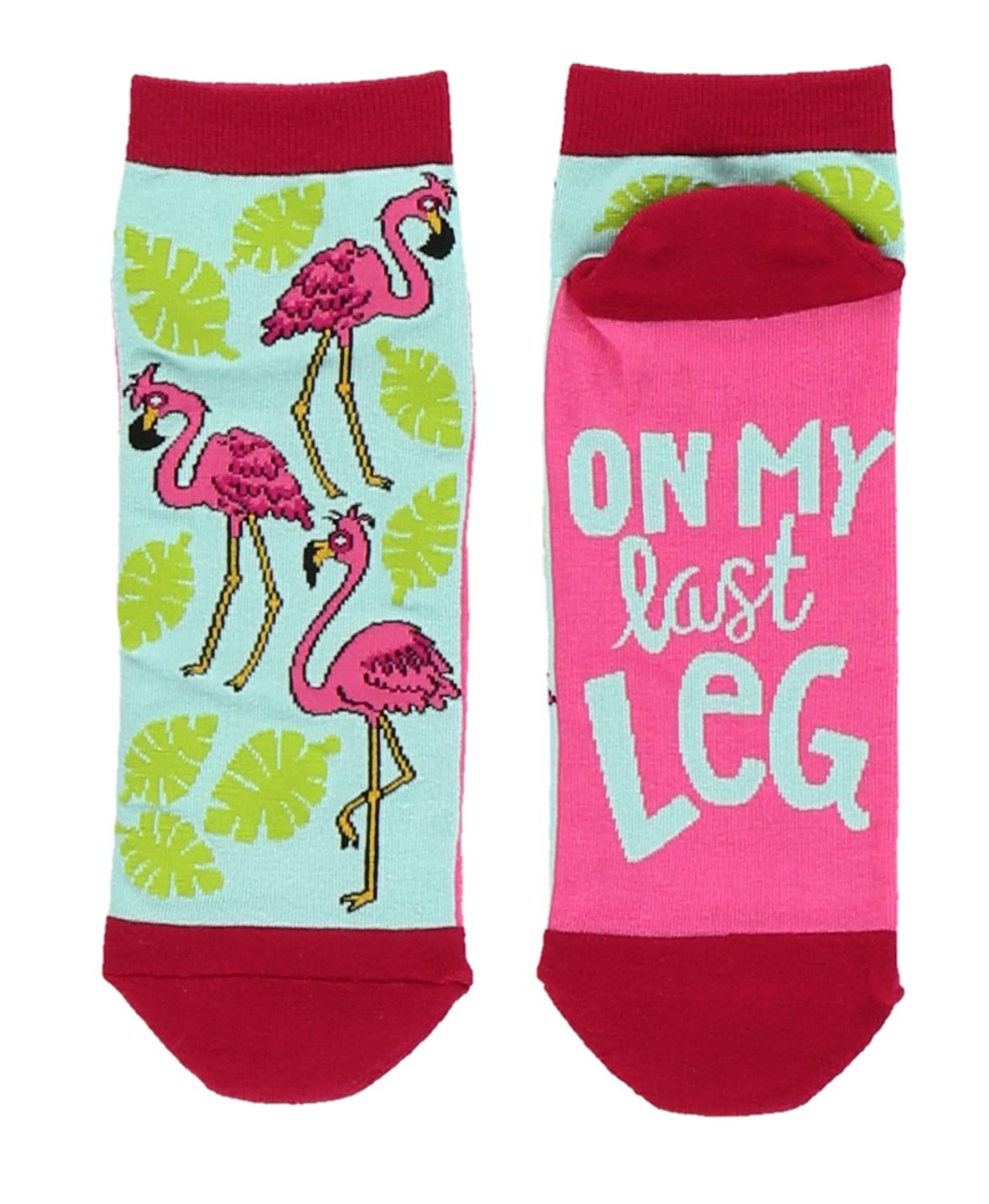 ^Flamingo ANKLET Sock:, Size: One Size