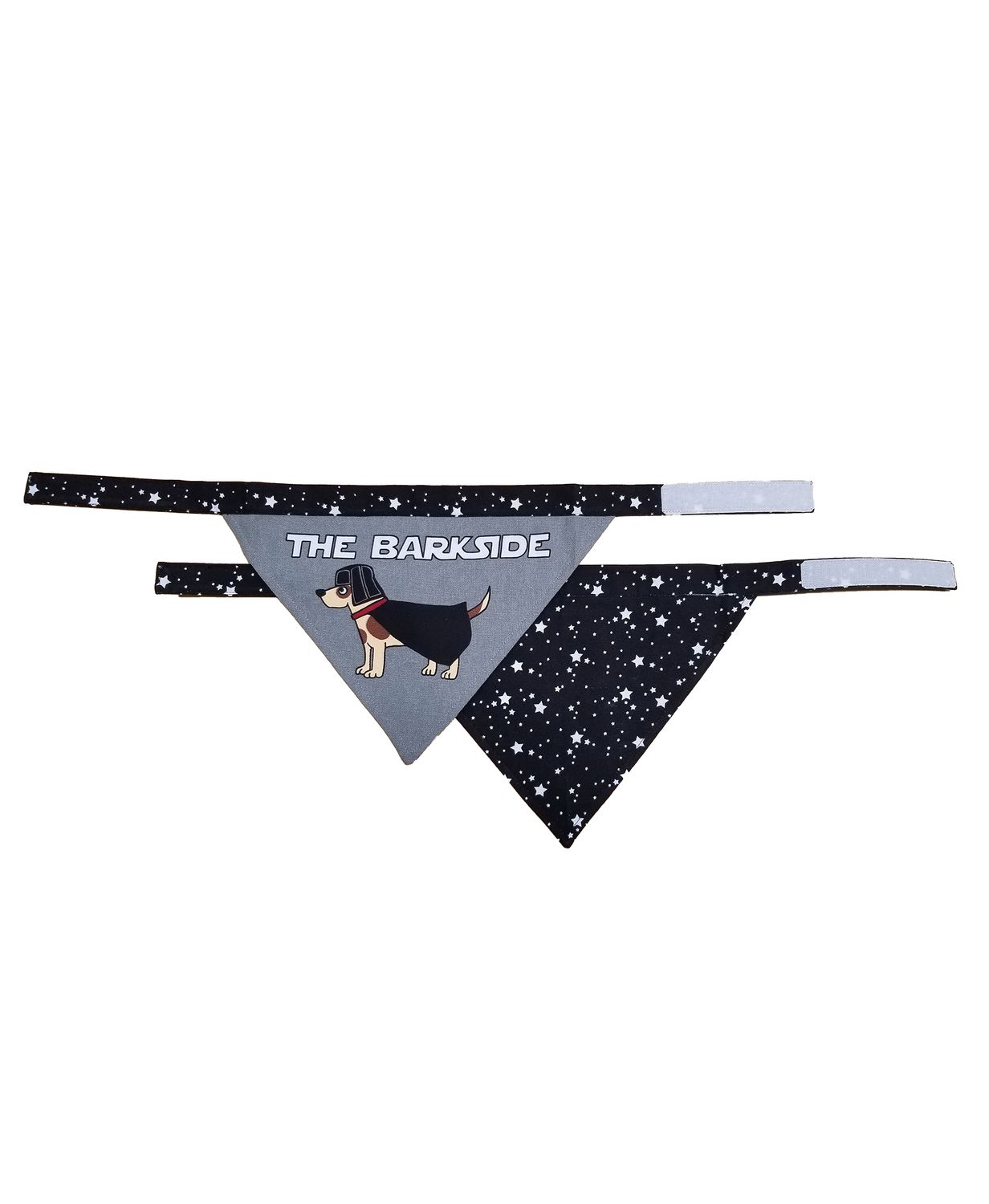 Bark Side Dog Velcro Bandana:, Size: S