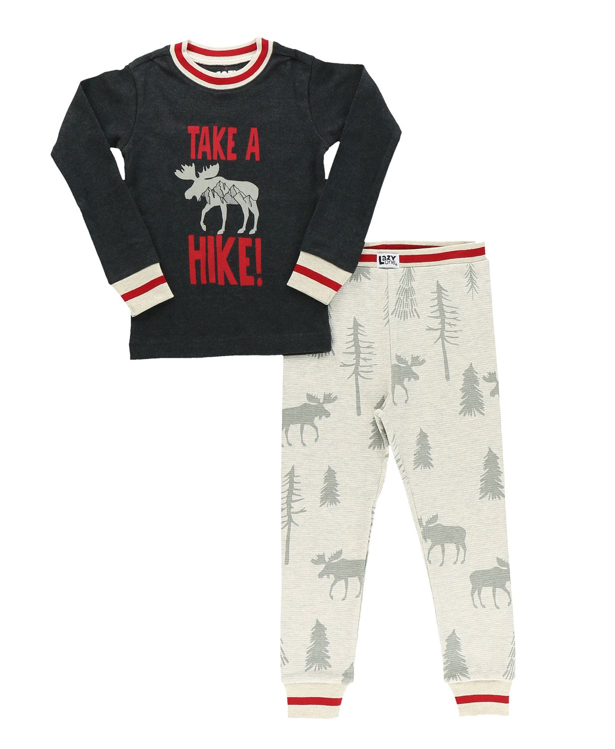 ^Take a Hike LS PJ Set:, Size: 2T