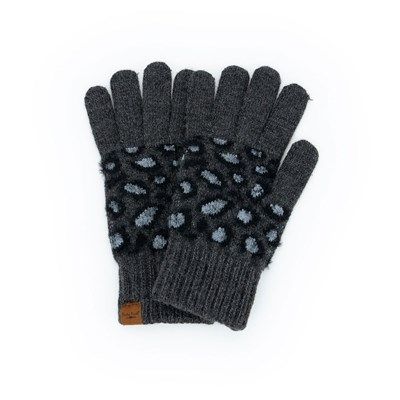 Britt&#39;s Knits® Snow Leopard Gloves, Color: Black