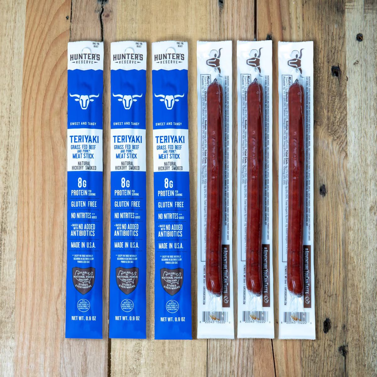 Hunter&#39;s Reserve Trail Sticks, Design: Beef Teriyaki