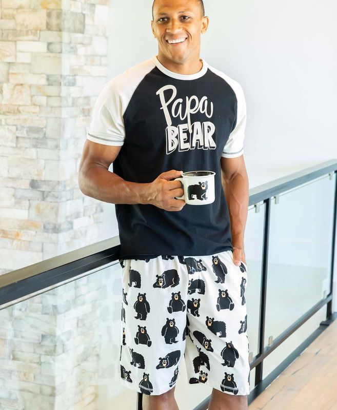 ~Lazy One Family Bear Men&#39;s Pajama Shorts
