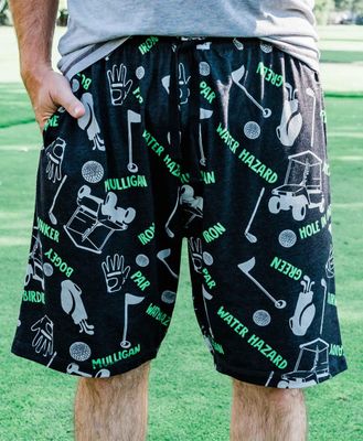 ^Lazy One Golfers Men&#39;s Pajama Shorts