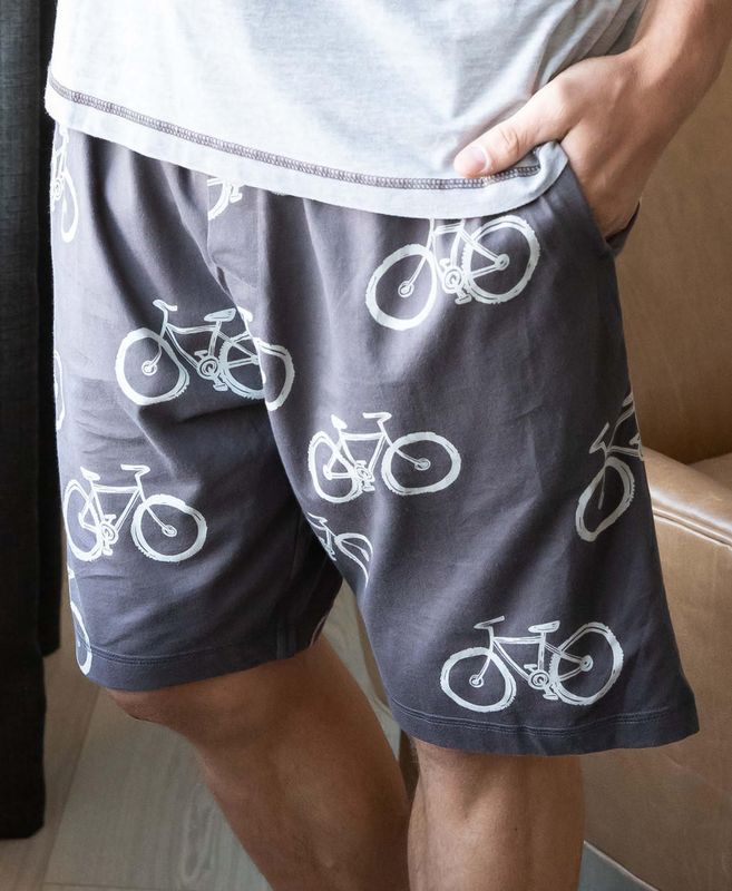 ^Lazy One  Bikes Men&#39;s Pajama Shorts