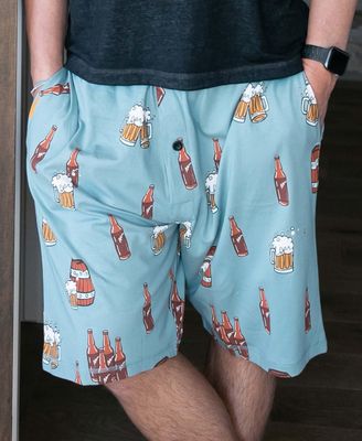 ~Lazy One Beery Tired Men&#39;s Pajama Shorts