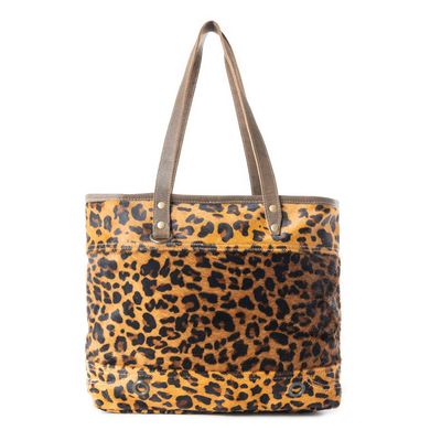 Myra Clinch Leather And Hairon Bag