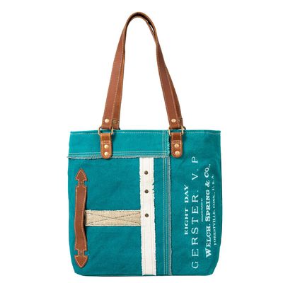 Myra Countryside Connections Patchwork Tote Bag