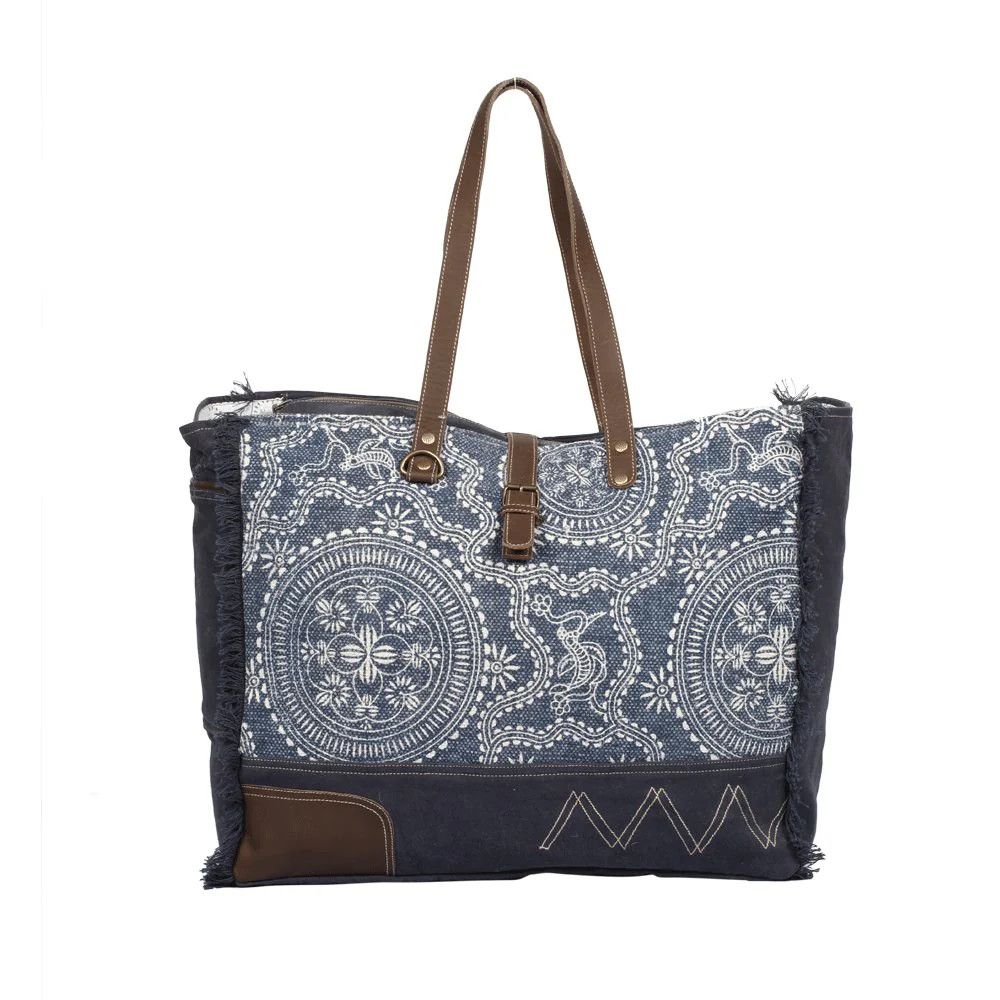 Myra Sylvan Blue Weekender Bag