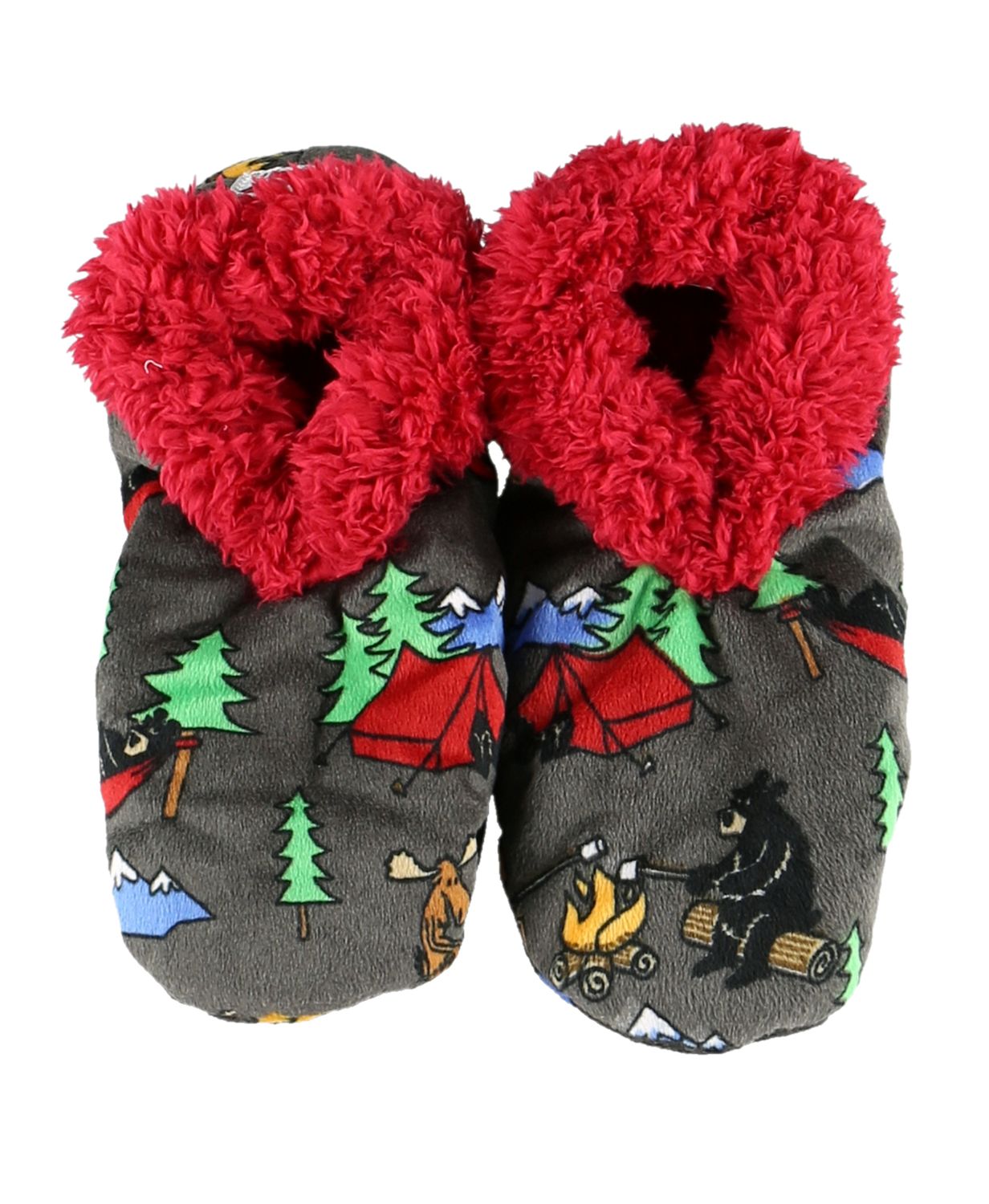 ^Lazy One Happy Camper Fuzzy Feet, Size: S/M
