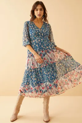 Myra Cora Kaye Drop Waist Dress