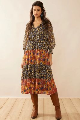 Myra Hannah Lodene Drop Empire Dress