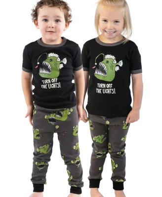^Angler Fish PJ Short Sleeve Set: